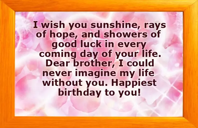 Birthday Wishes For Brother By Sister Birthday Wishes For Brother By Sister