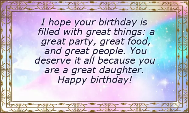 Birthday Wishes Quotes For Friends Daughter