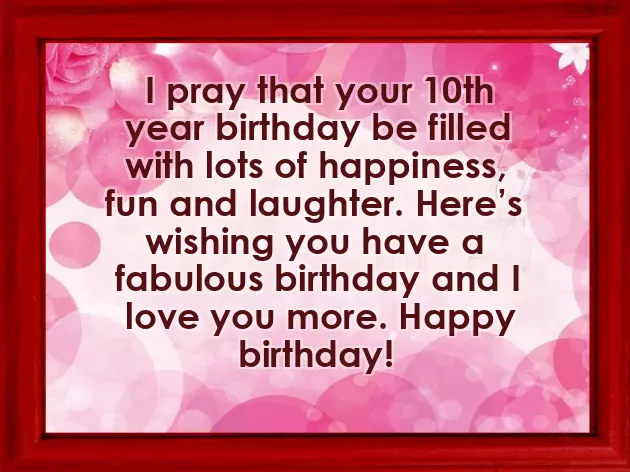 Nephew 10Th Birthday Wishes Nephew 10Th Birthday Wishes