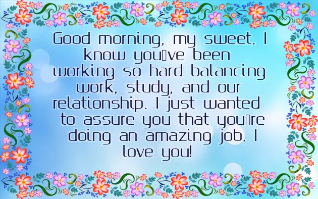 Romantic Good Morning Wishes For Her