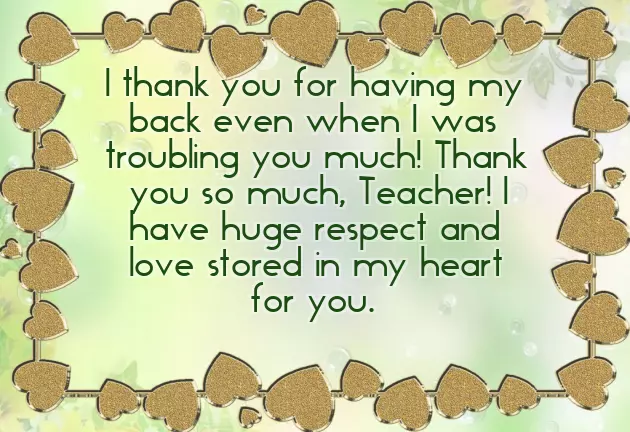 Teachers Day Wishes From Parents
