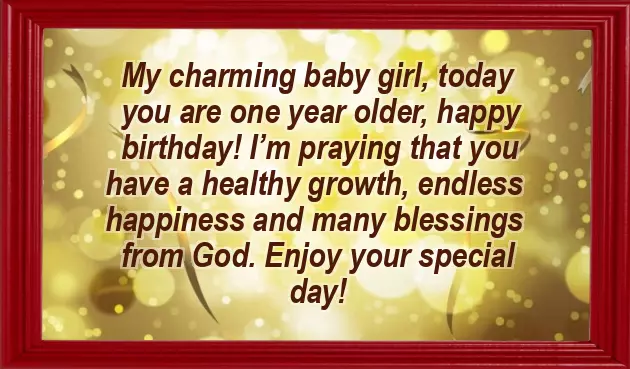 Happy Birthday Baby Daughter