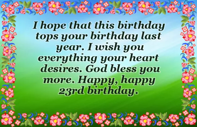 Birthday Wishes For 23 Year Old Daughter