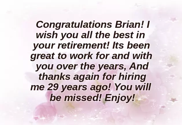 Congratulations You Will Be Missed Congratulations You Will Be Missed