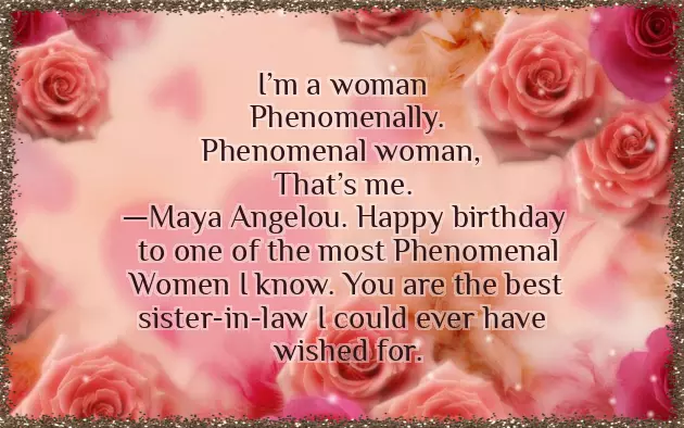 Happy Birthday Sweet Sister In Law Happy Birthday Sweet Sister In Law