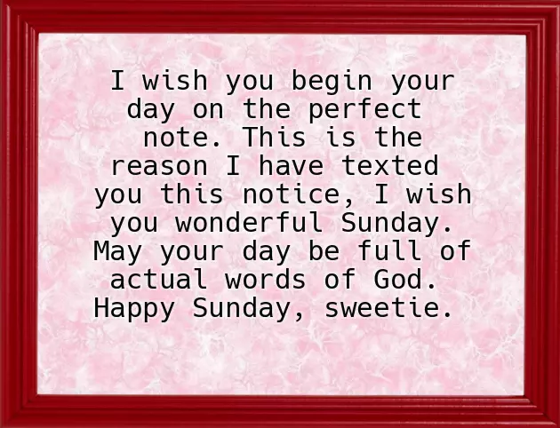 Sunday Wishes For Her Sunday Wishes For Her