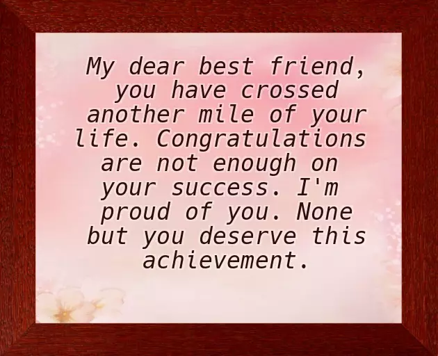 Congratulation And Best Wishes