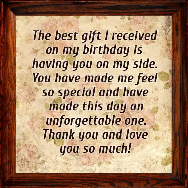 Saying Thanks To All For Birthday Wishes