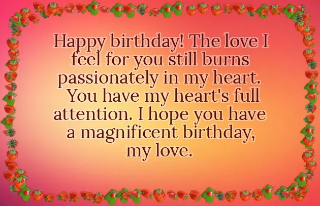 Birthday Wishes For A Lover Far Away