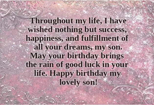 Birthday Wishes For Son From Mother Birthday Wishes For Son From Mother