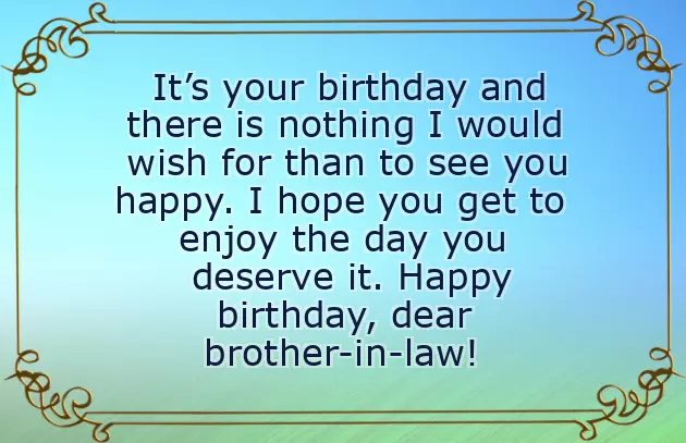Birthday Message For Brother In Law Birthday Message For Brother In Law