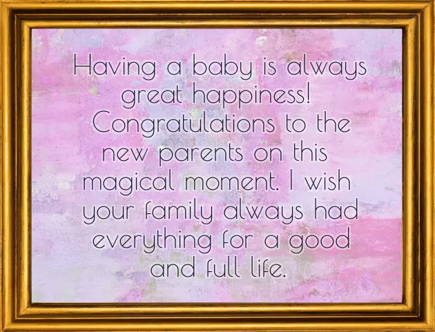 Congratulation New Born Congratulation New Born