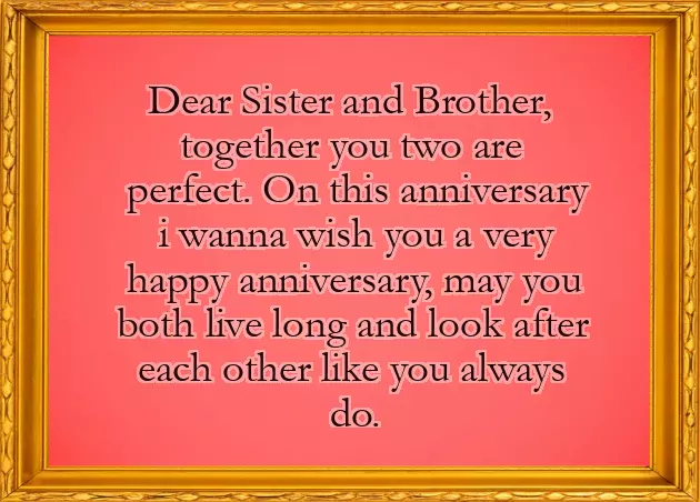 Wishes For Wedding Anniversary To Brother