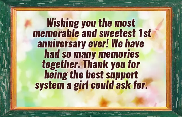 Happy 1St Anniversary Happy 1St Anniversary