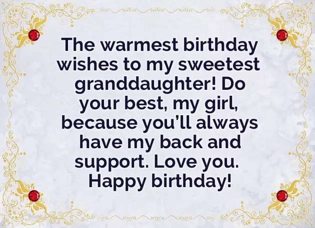 Happy Birthday Great Granddaughter Verses
