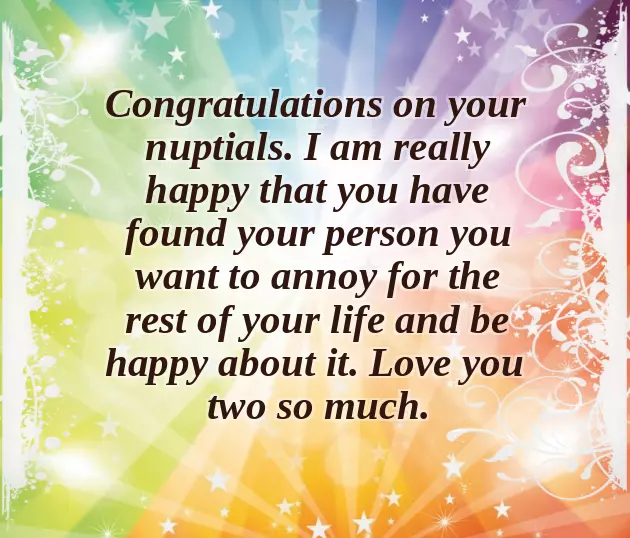 Wedding Greeting For Best Friend