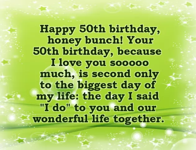 Funny Birthday Wishes For 50 Year Old Man