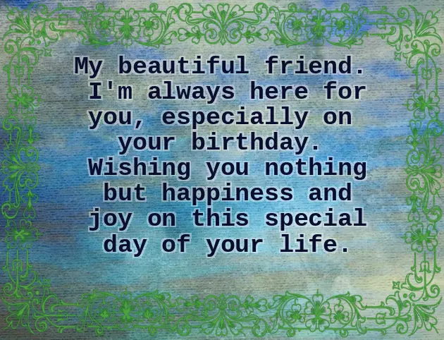 Cute Birthday Wishes For Bestie