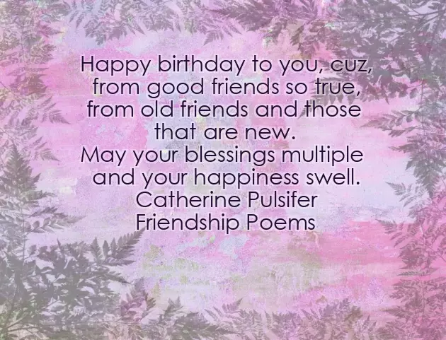 Happy Birthday Cousin Text Happy Birthday Cousin Text