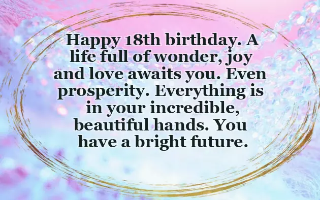 Birthday Wishes For Son On 18Th Birthday