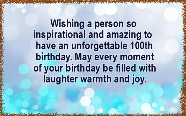 100Th Birthday Wishes 100Th Birthday Wishes