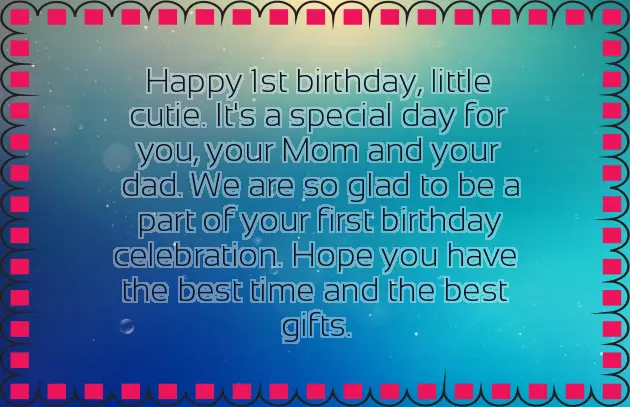 Happy 1St Birthday Nephew Wishes