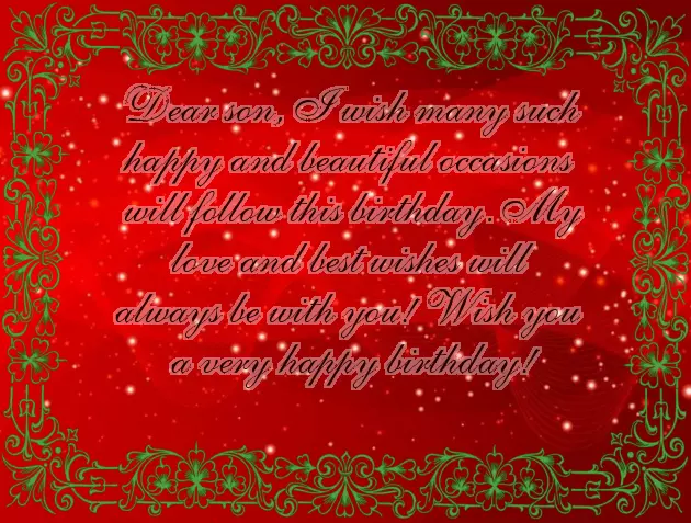 Happy Birthday My Lovely Son Quotes Happy Birthday My Lovely Son Quotes