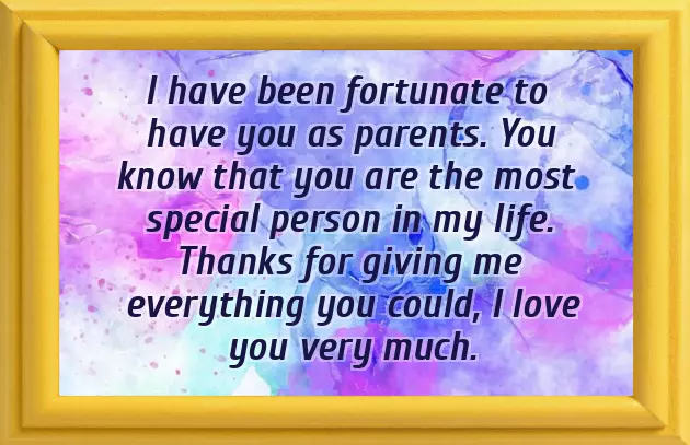 Message To My Parents Message To My Parents