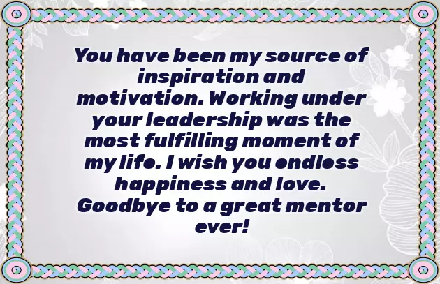 Good Bye Wishes Good Bye Wishes