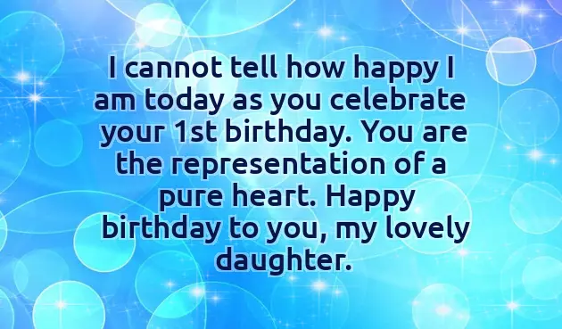 Happy 1St Birthday To My Daughter Quotes Happy 1St Birthday To My Daughter Quotes