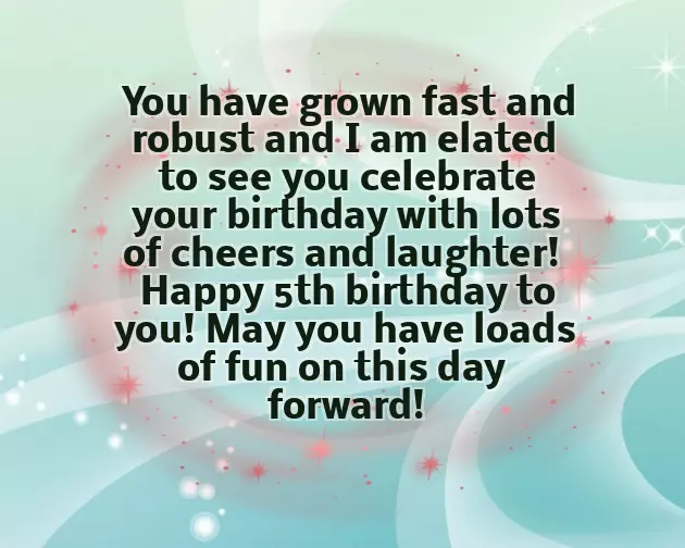 Happy Birthday 5Th Girl Happy Birthday 5Th Girl