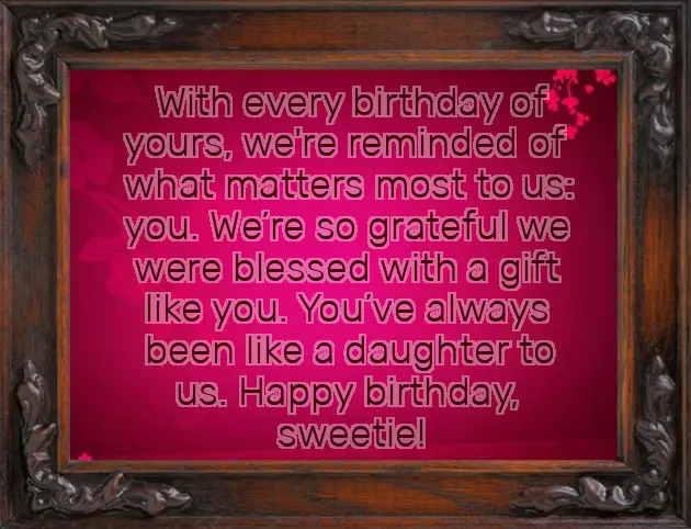 Birthday Greetings To A Dear Daughter