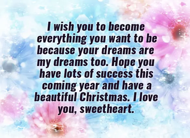 Merry Christmas Message To Wife