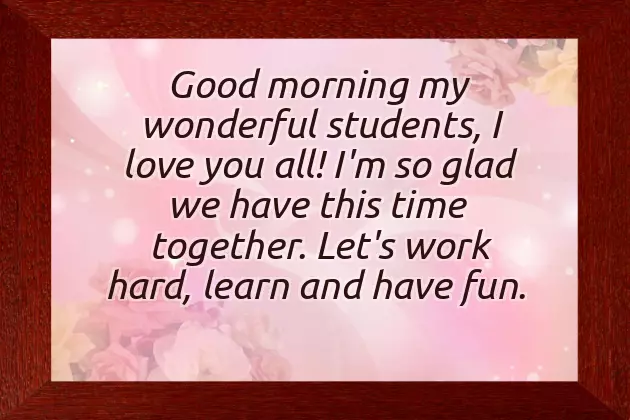 Good Morning Wishes For Students Good Morning Wishes For Students