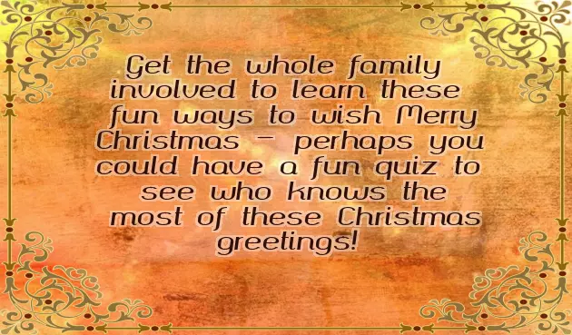 Merry Christmas In All Languages Merry Christmas In All Languages