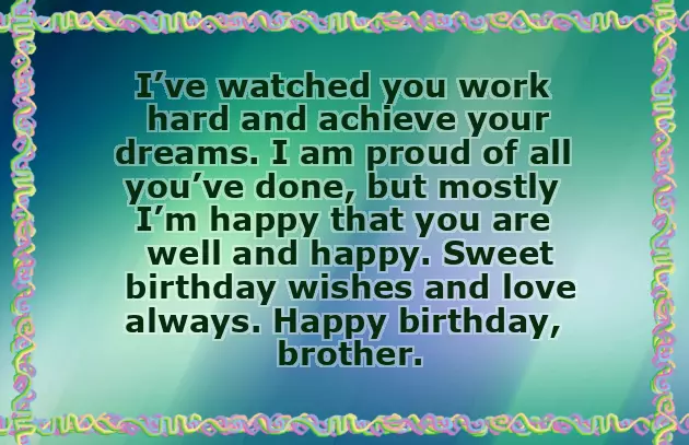 My Loving Brother Birthday Wishes My Loving Brother Birthday Wishes