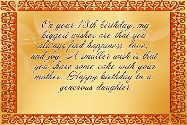 Birthday Wishes For Daughter On Her 13Th Birthday Birthday Wishes For Daughter On Her 13Th Birthday
