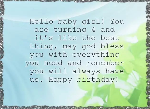 Birthday Quotes For 1 Year Baby Girl