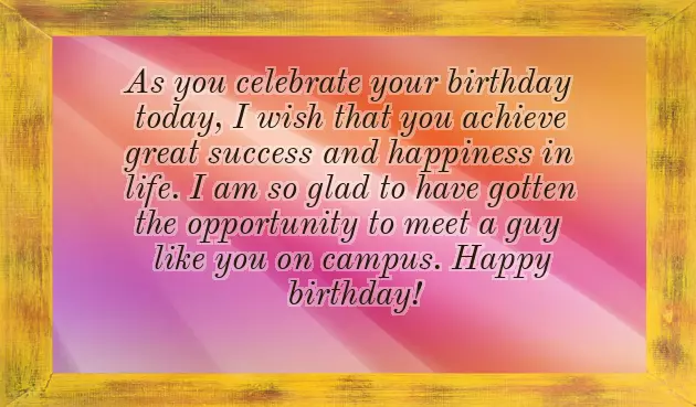 Happy Birthday Greeting For A Man