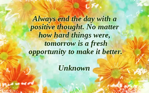 Meaningful Positive Thinking Good Morning Message