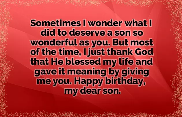 Birthday Wishes For Baby Son From Mom