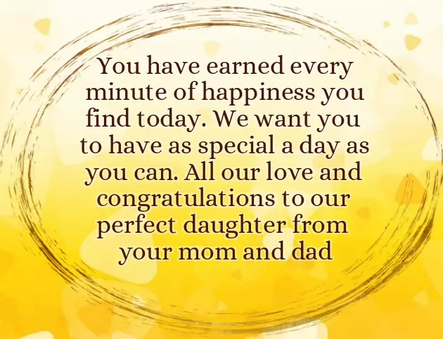 Congratulations Wishes For Daughter Marriage Congratulations Wishes For Daughter Marriage