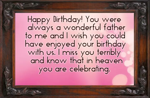 Birthday Message For Father In Heaven Birthday Message For Father In Heaven