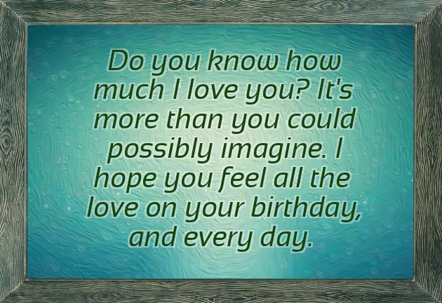 Happy Birthday My Love Hubby