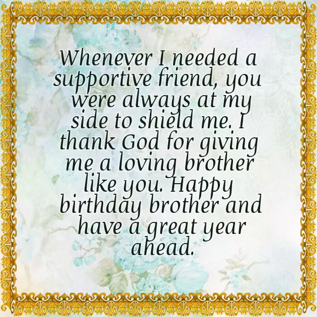 Happy Birthday Wishes To My Brother