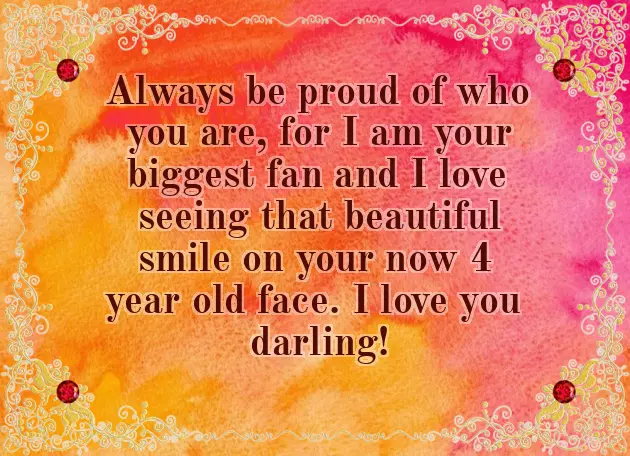 Birthday Wishes For 4 Year Girl Birthday Wishes For 4 Year Girl