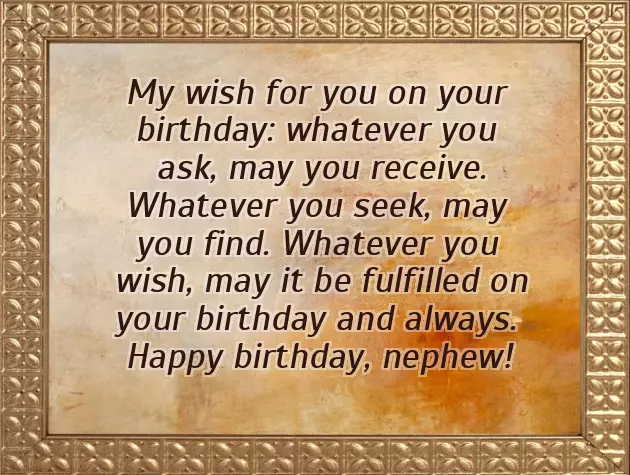 Heartfelt Birthday Wishes For Nephew Heartfelt Birthday Wishes For Nephew