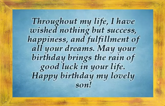 Birthday Wishes To Loving Son Birthday Wishes To Loving Son