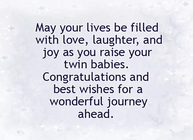 Twins Baby Congratulations Messages