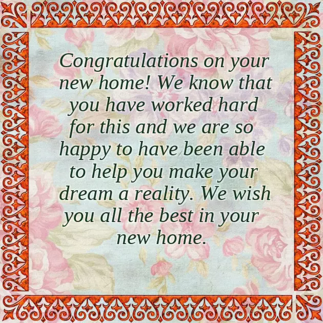 Congratulations On Your New Home Wishes Congratulations On Your New Home Wishes